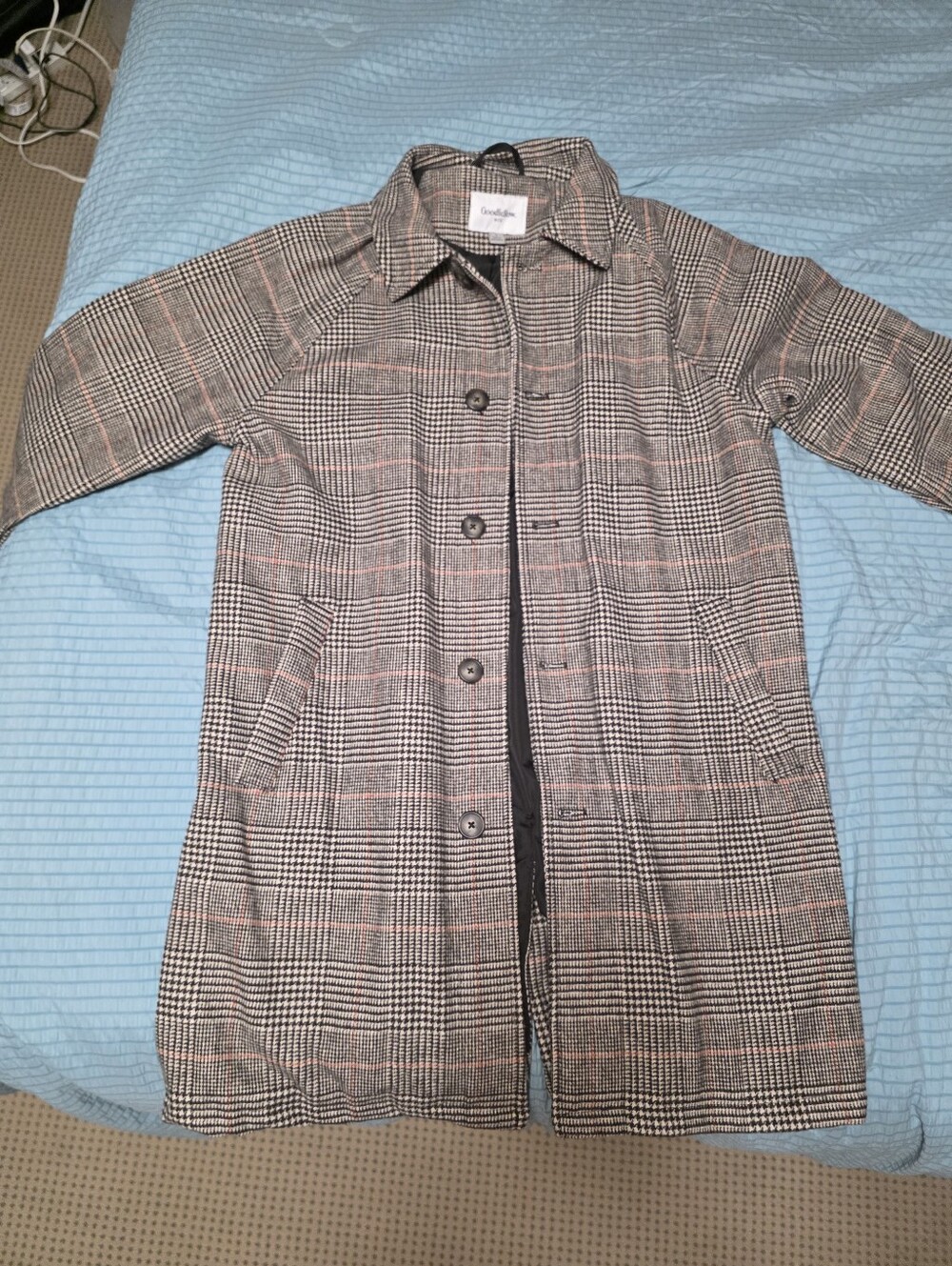 NWOT Mens Overcoat Size SM